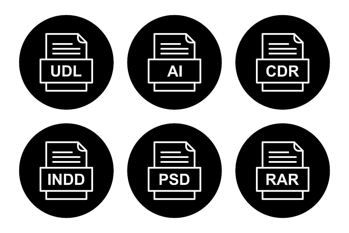 Set Of File Formats Icons example image 1