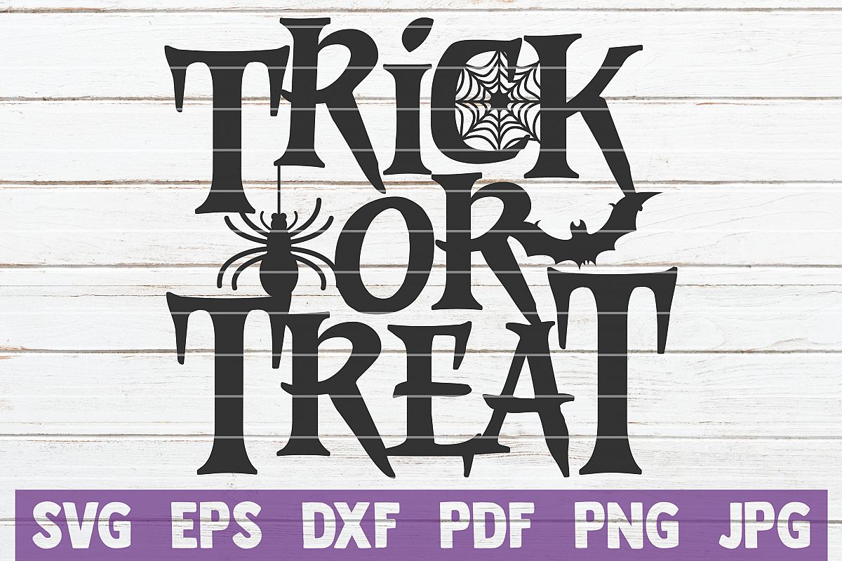 Trick Or Treat SVG Cut File example image 1