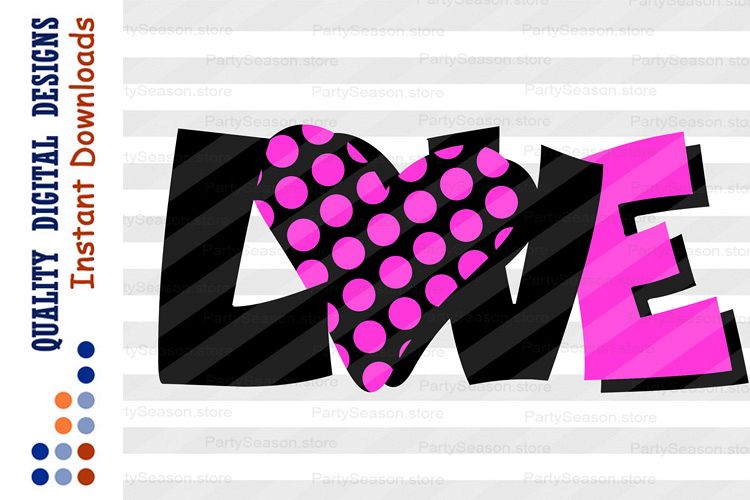 Love sign svg files Valentines day svg example image 1