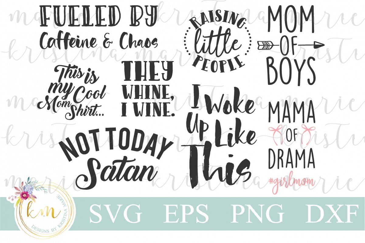 Mom Life SVG Bundle example image 1