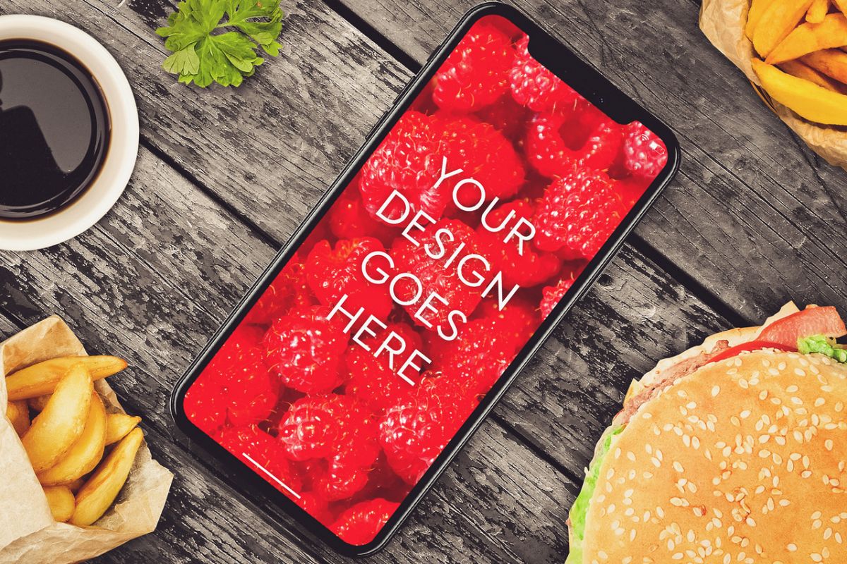 Apple iPhone X Mock-up #6 example image 1