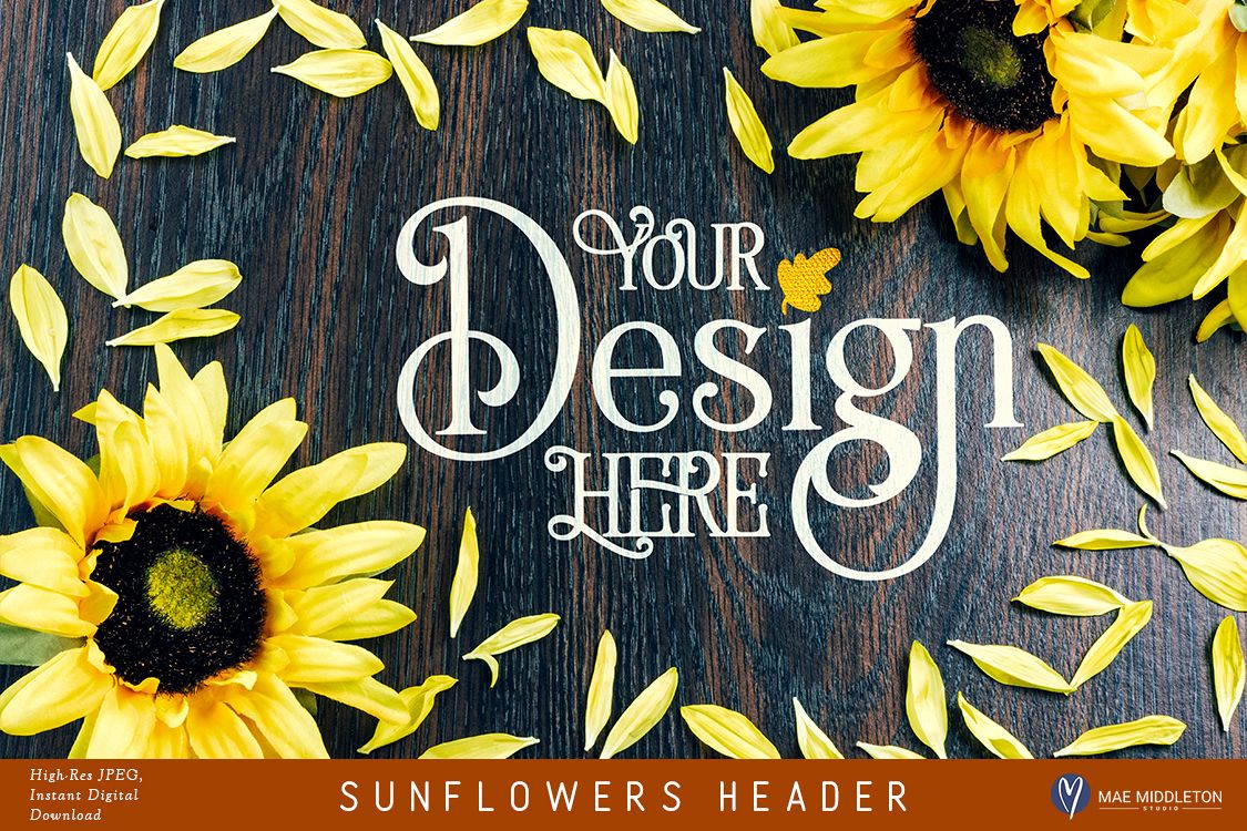 Sunflowers Header example image 1