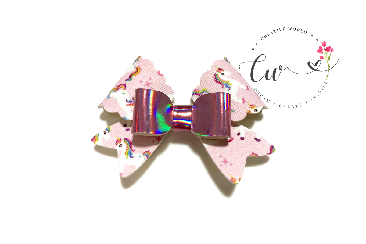 Cutiepie Hair Bow Digital Template | Cutiepie Bow Template example image 1