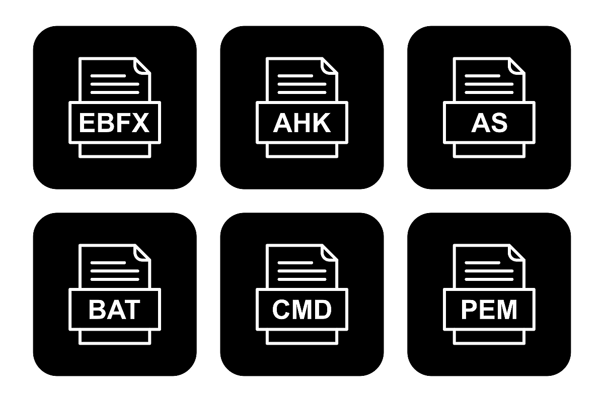 Set Of File Formats Icons example image 1