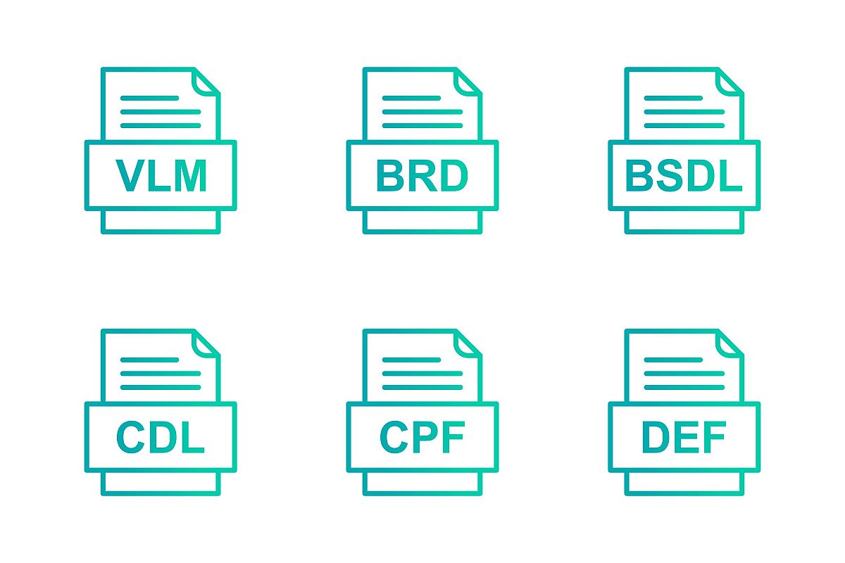 Set Of File Formats Icons example image 1