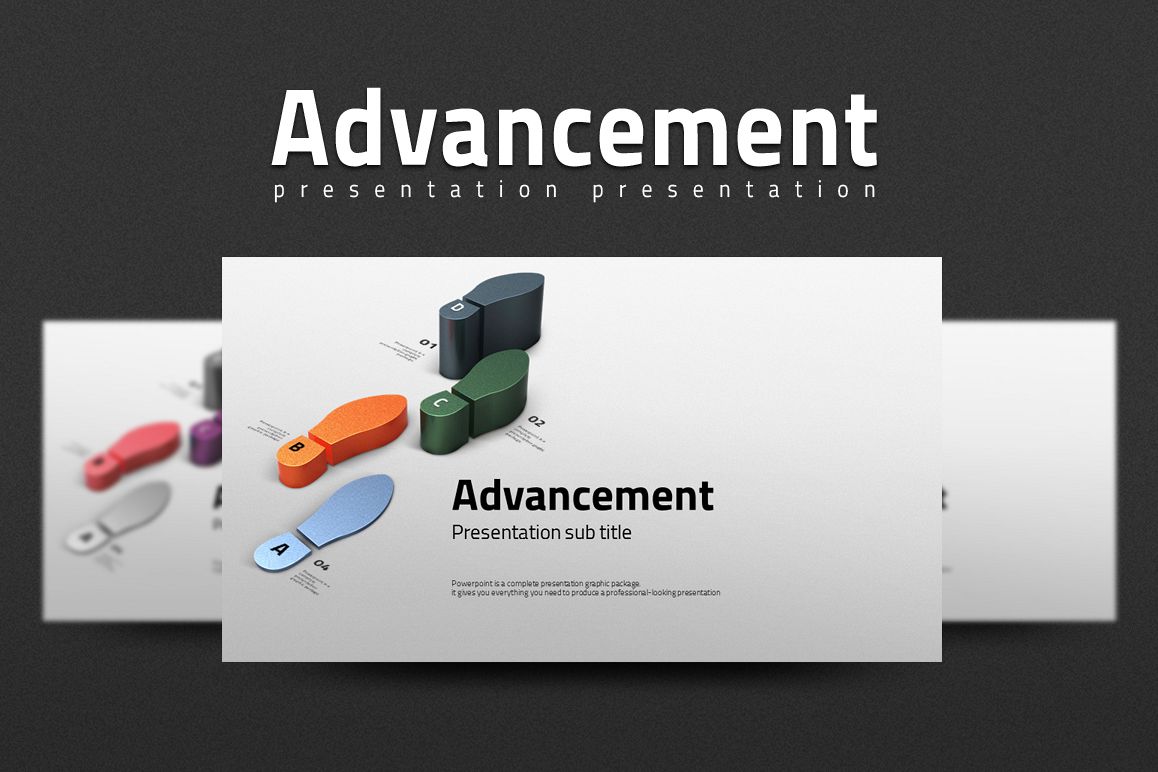 Advancement PPT Template example image 1