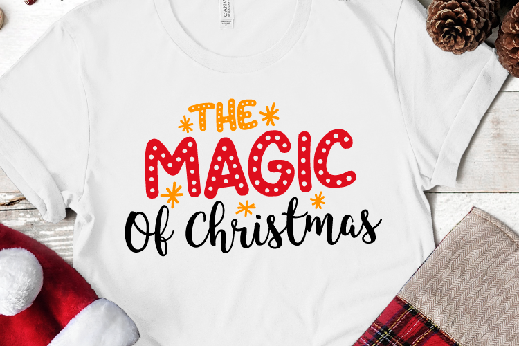 The Magic of Christmas Svg, Christmas, Christmas Svg example image 1