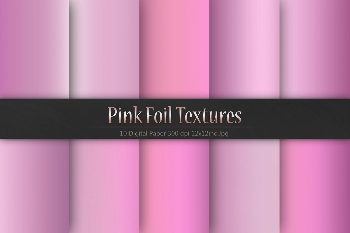 Pink Foil Textures example image 1