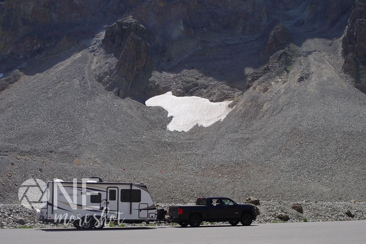 Yellowstone National Park Camper Snow - Western USA Photo example image 1