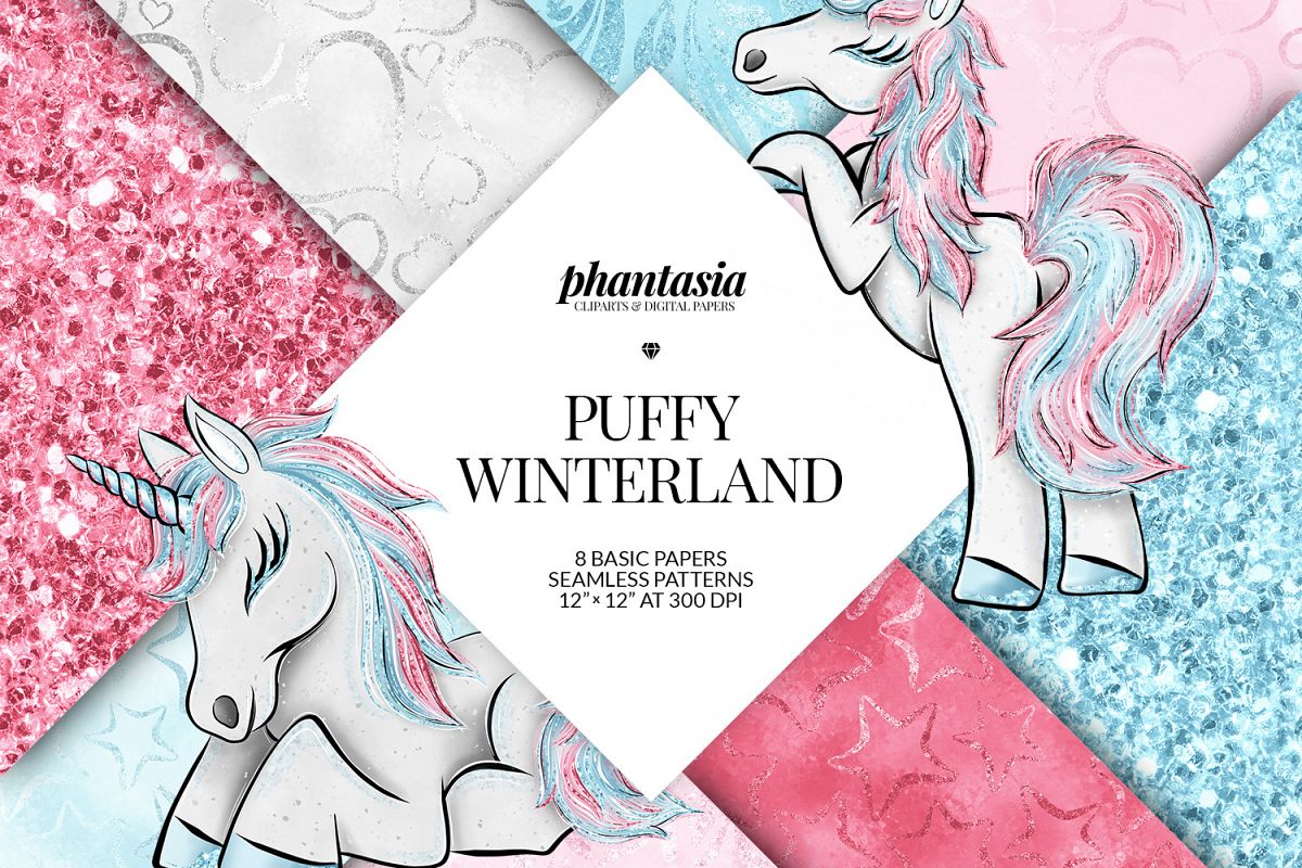 Winter Digital Paper example image 1