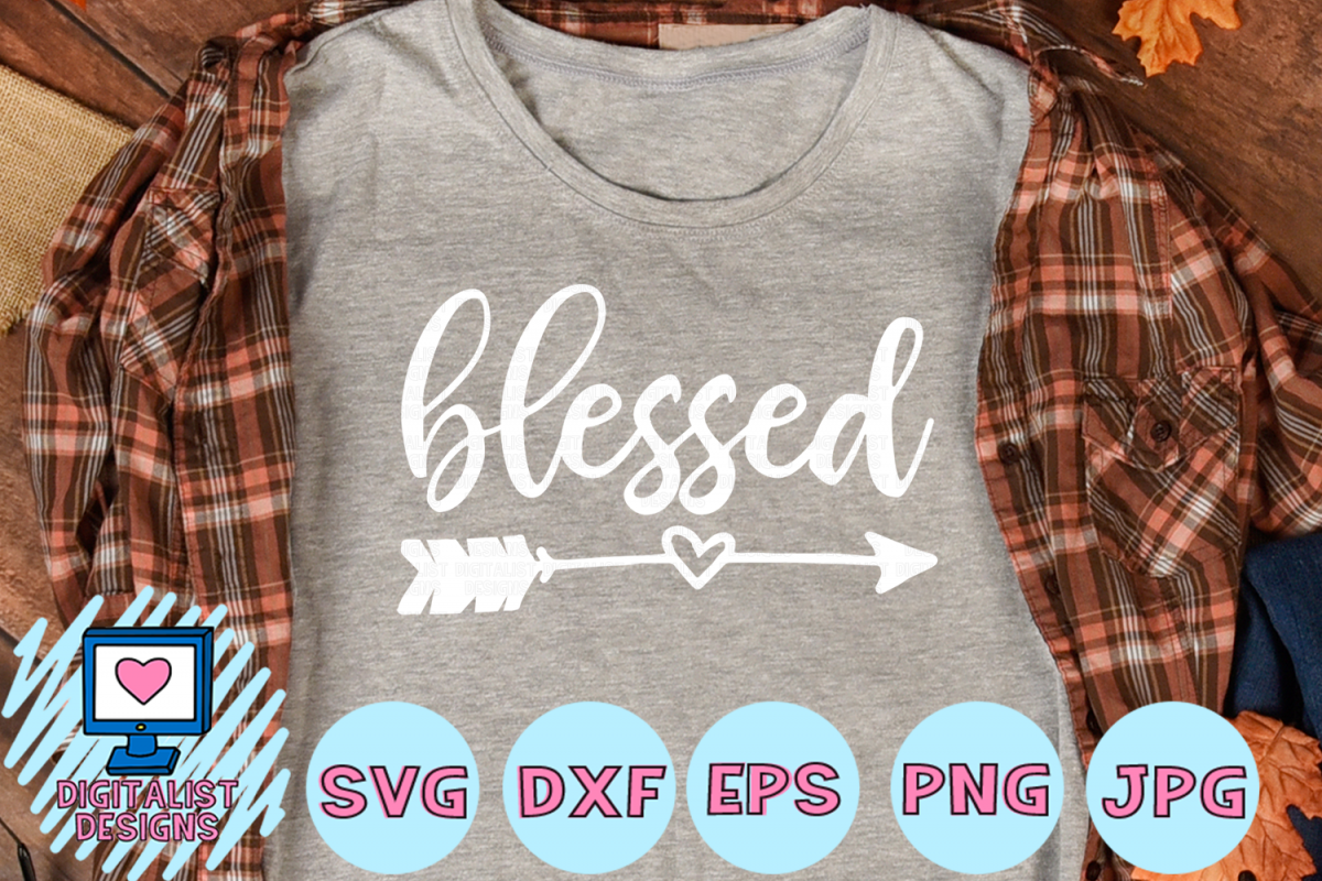 blessed SVG | arrow SVG | Thanksgiving SVG example image 1