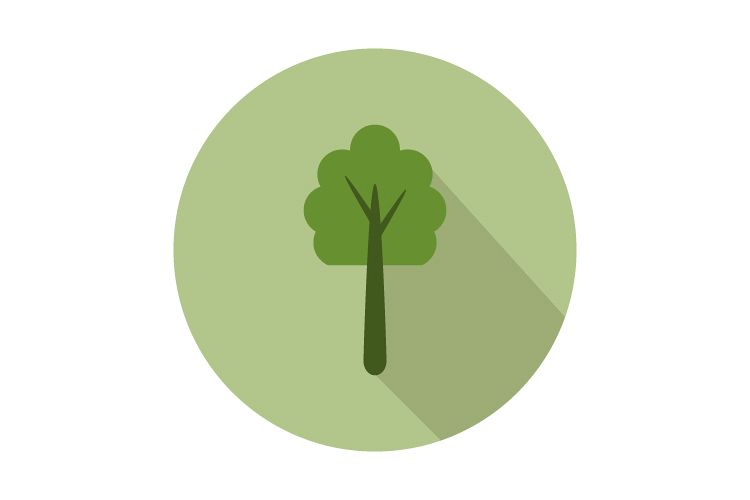 Tree icon example image 1