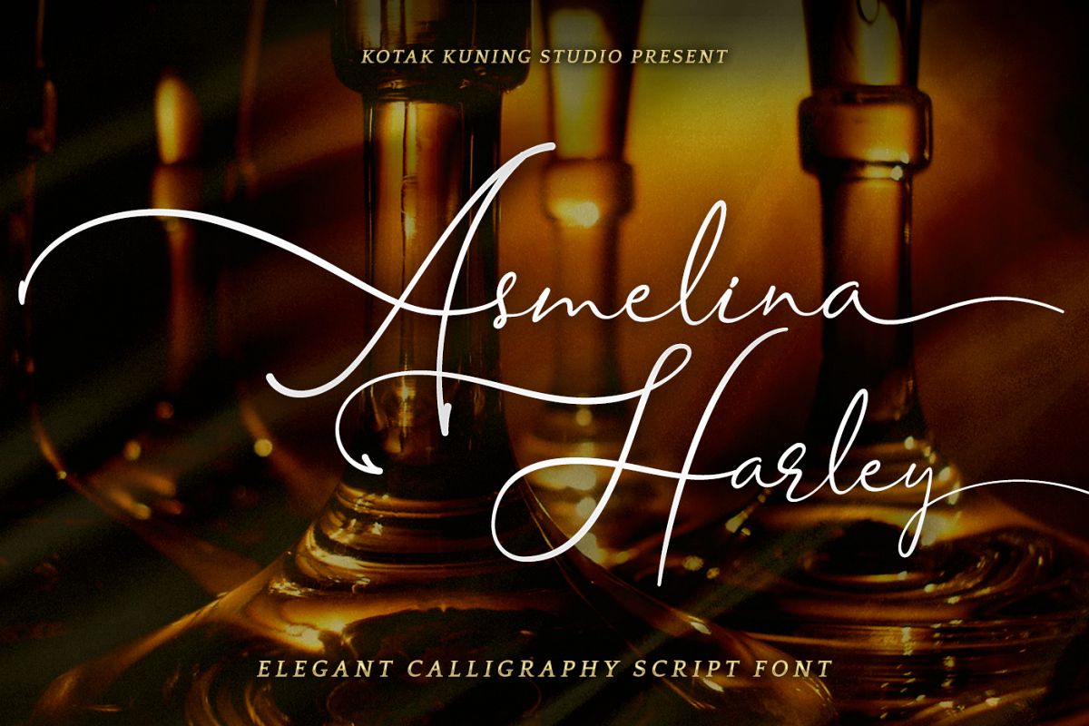 Asmelina Harley Script example image 1