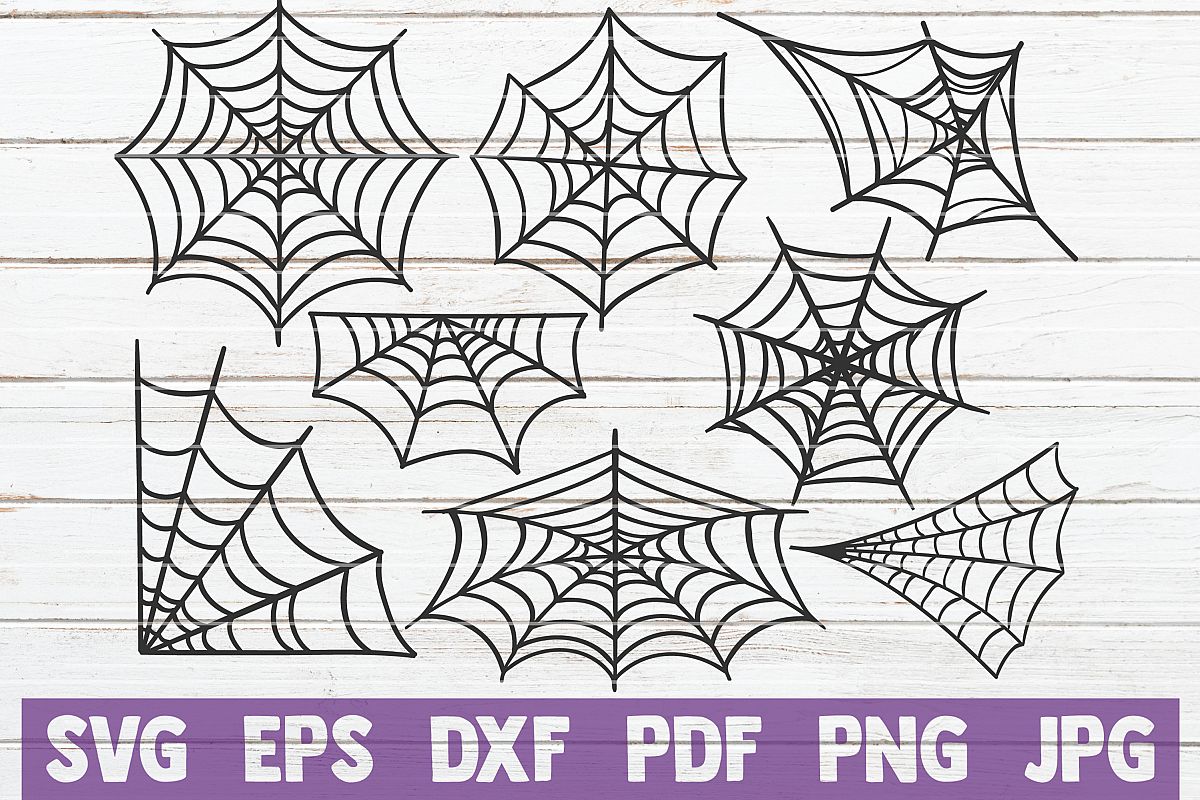 Spider Web SVG Cut Files example image 1