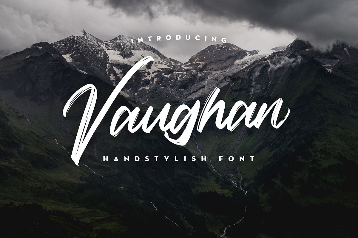 Vaughan Handstylish Font example image 1