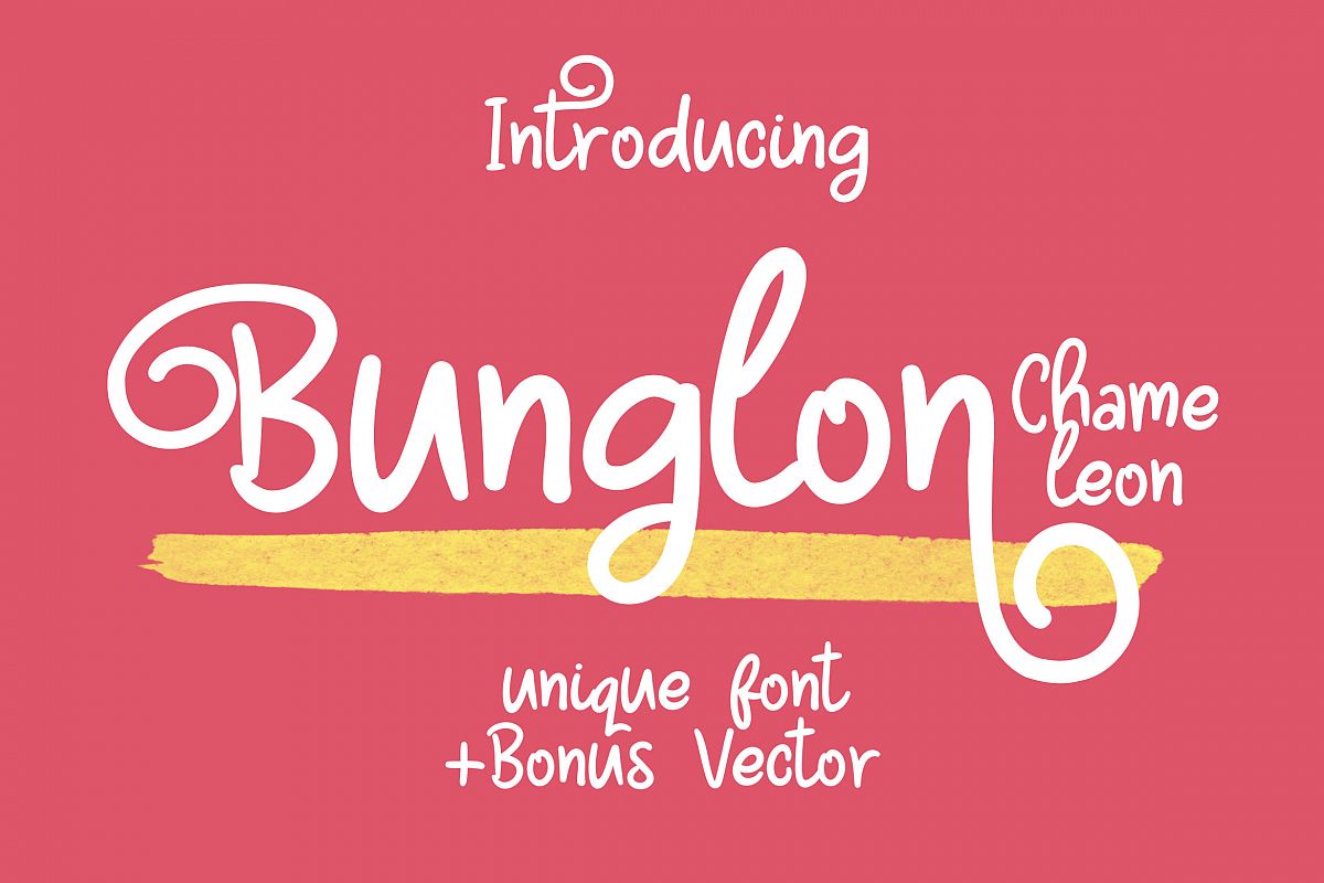 Bunglon Chameleon + Bonus Vector example image 1