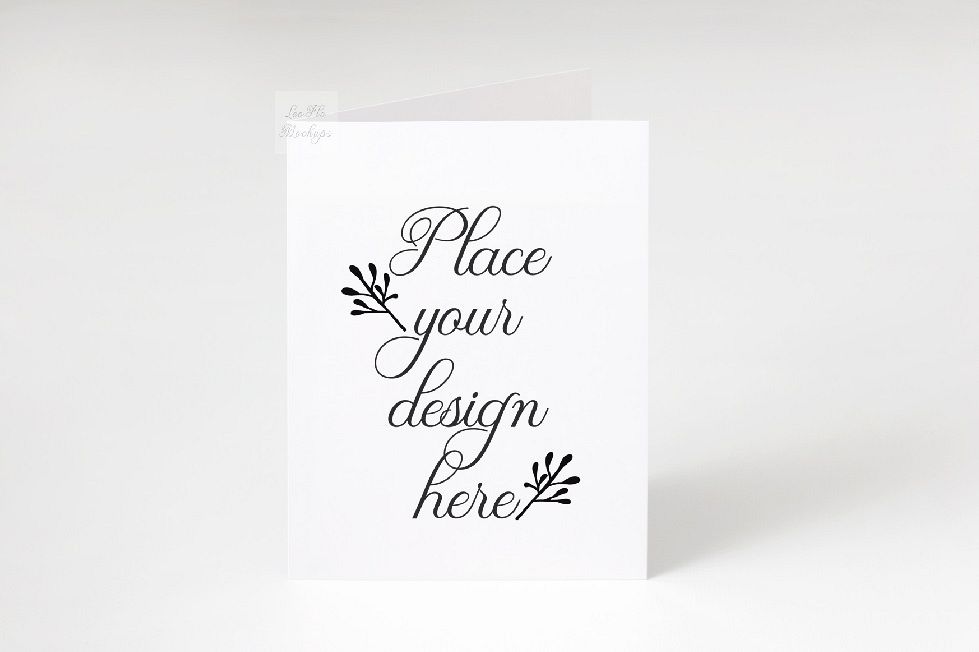 blank greeting card mock up minimal vertical cards mockup black and white greeting card