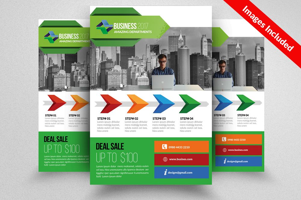 Marketing Consultant Flyer Templates example image 1