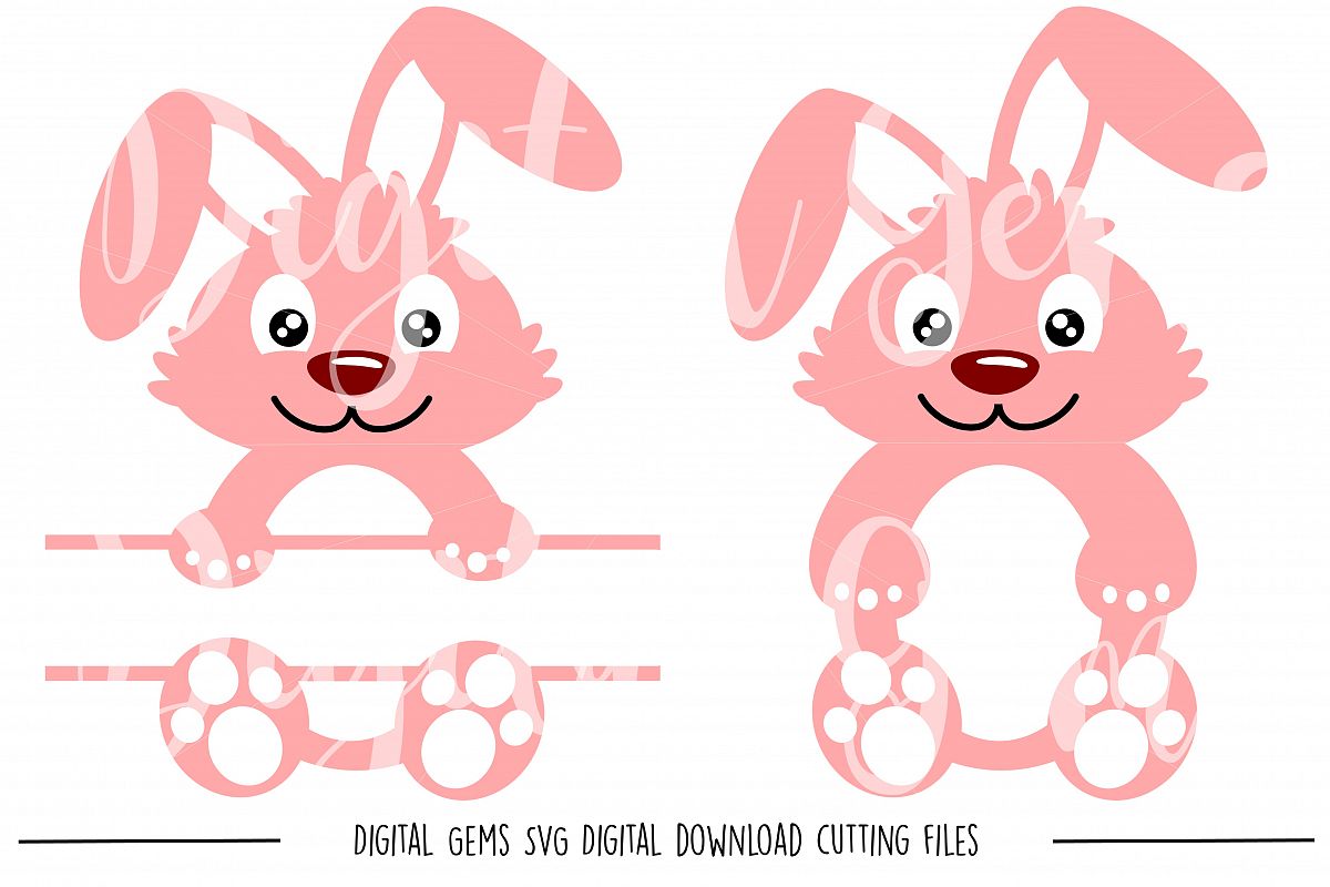 Rabbit SVG / DXF / EPS / PNG files example image 1