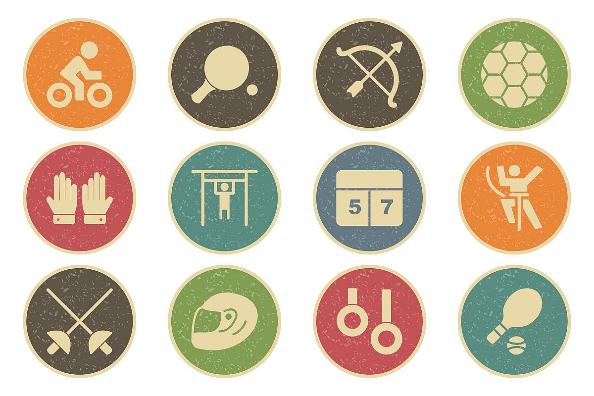 Set Of Sports And Game Icons example image 1