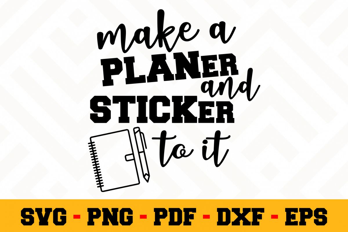 Planning SVG Design n491 | Planning SVG Planner File example image 1