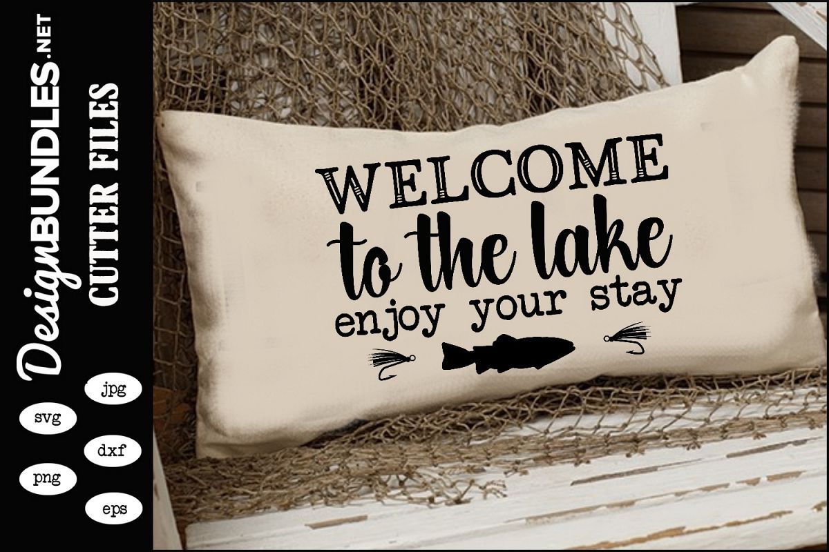Welcome To The Lake SVG example image 1