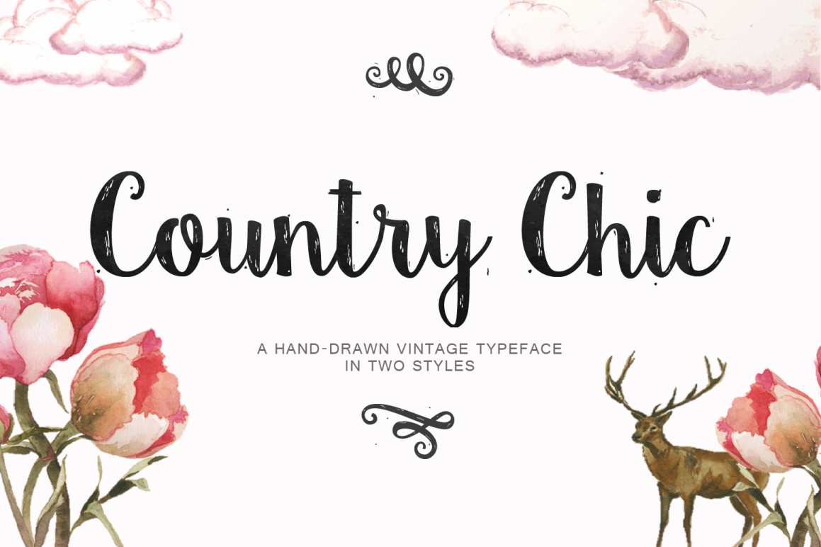 Country Chic Script example image 1