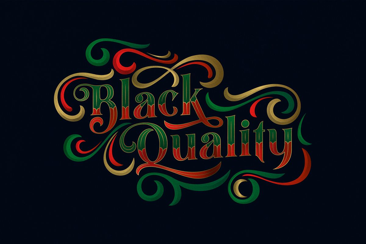 Black Quality Font example image 1