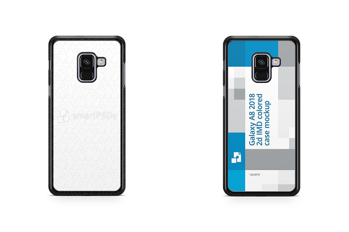 Galaxy A8 2018 2d PC Colored Mobile Case Design Mockup example image 1