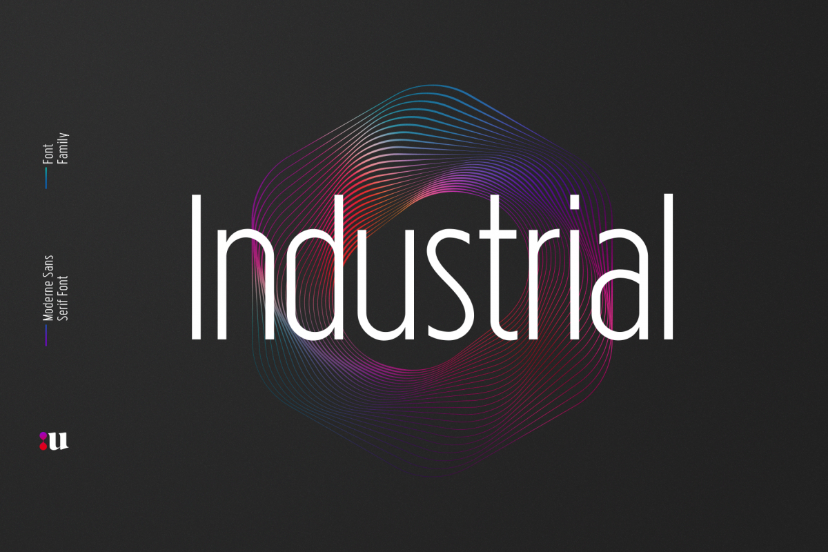 Industrial Sans Typeface example image 1