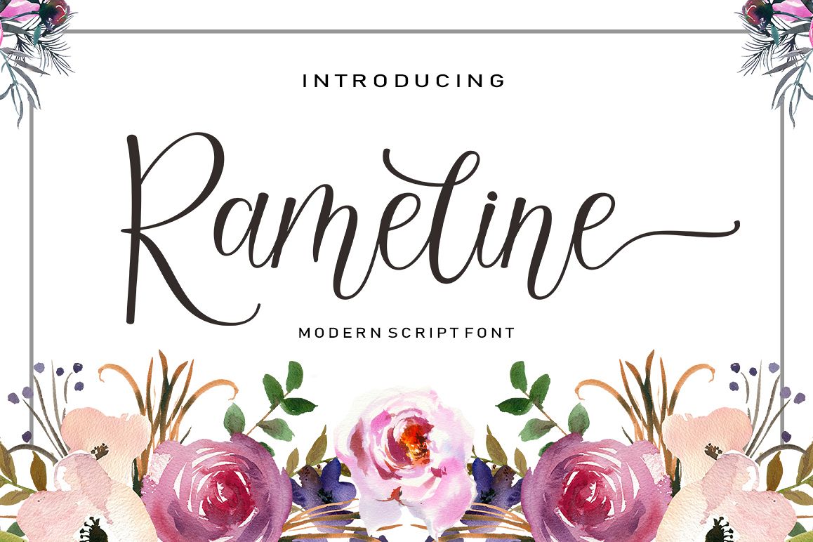 Rameline Script example image 1