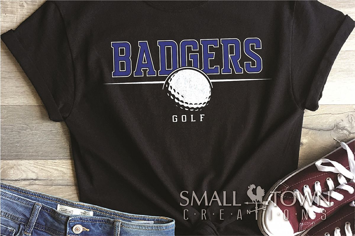 Badger, Badger Golf Team, Golf, Sport, PRINT, CUT & DESIGN example image 1