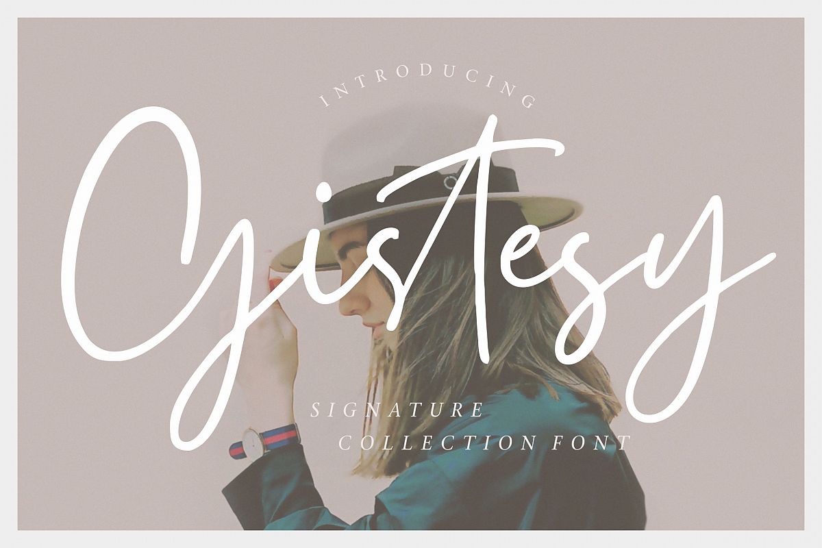 Gistesy Signature Collection (316996) | Script | Font Bundles