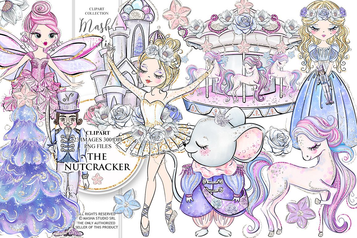 THE NUTCRACKER clipart (159702) | Illustrations | Design Bundles