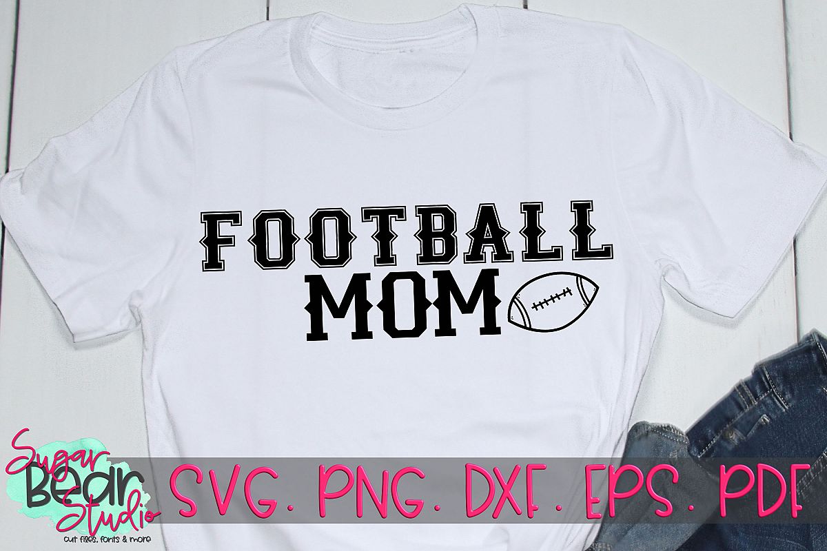 Football Mom - A Football SVG example image 1