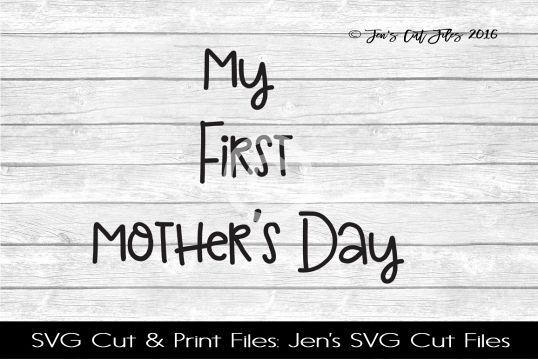 My First Mother SVG Cut File example image 1