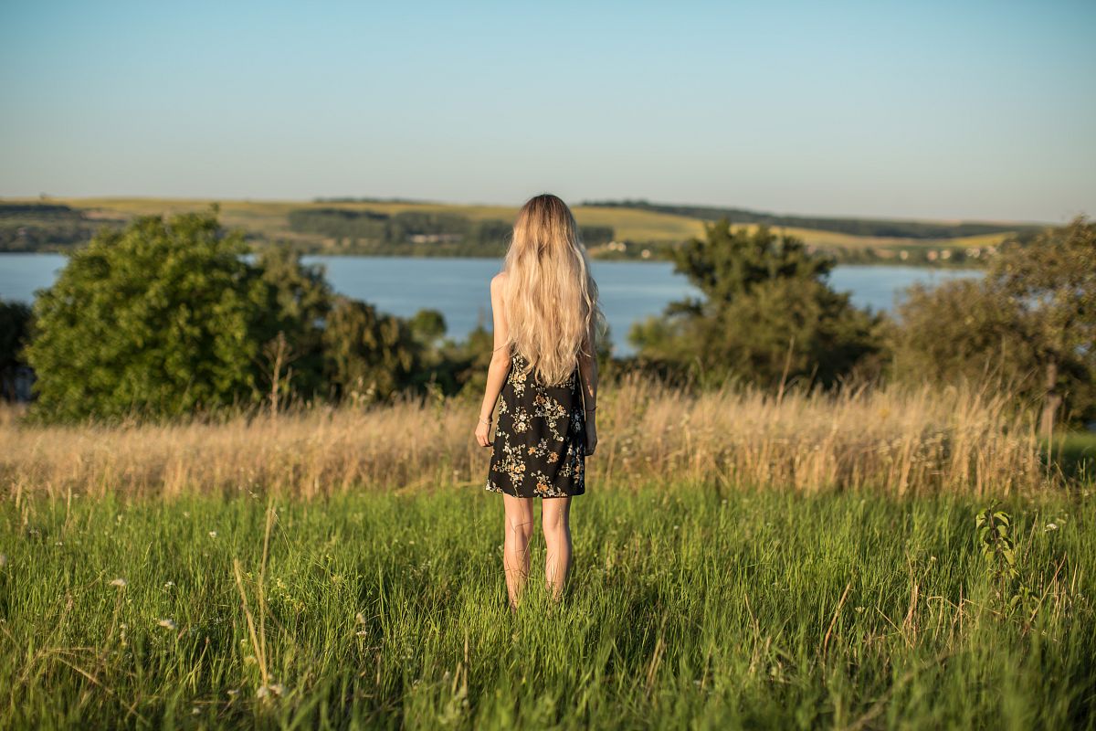 Girl in the mountains example image 1