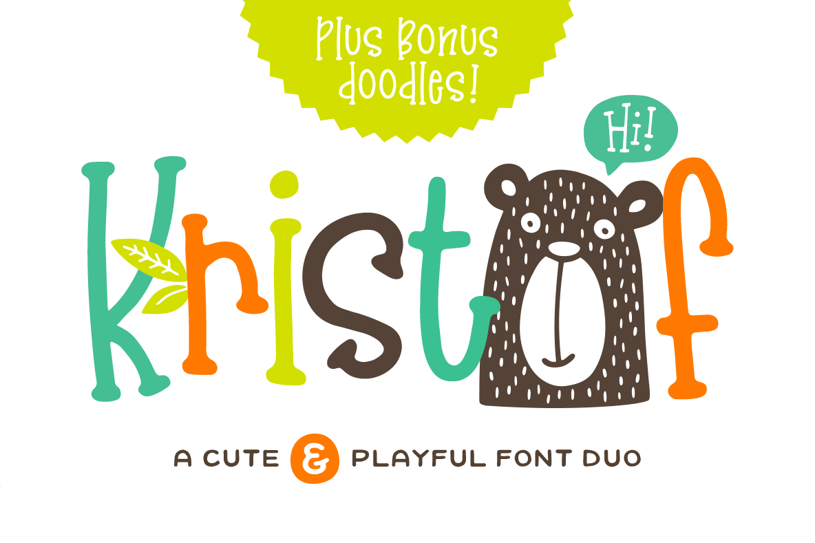 Kristof Font Duo + Doodles! example image 1