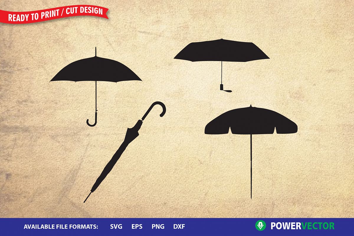 Download Umbrella Clipart | Svg Files for Cricut, Silhouette ...