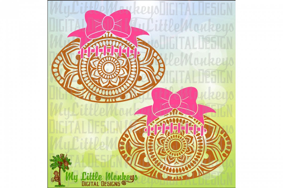 Mandala Football Bow example image 1