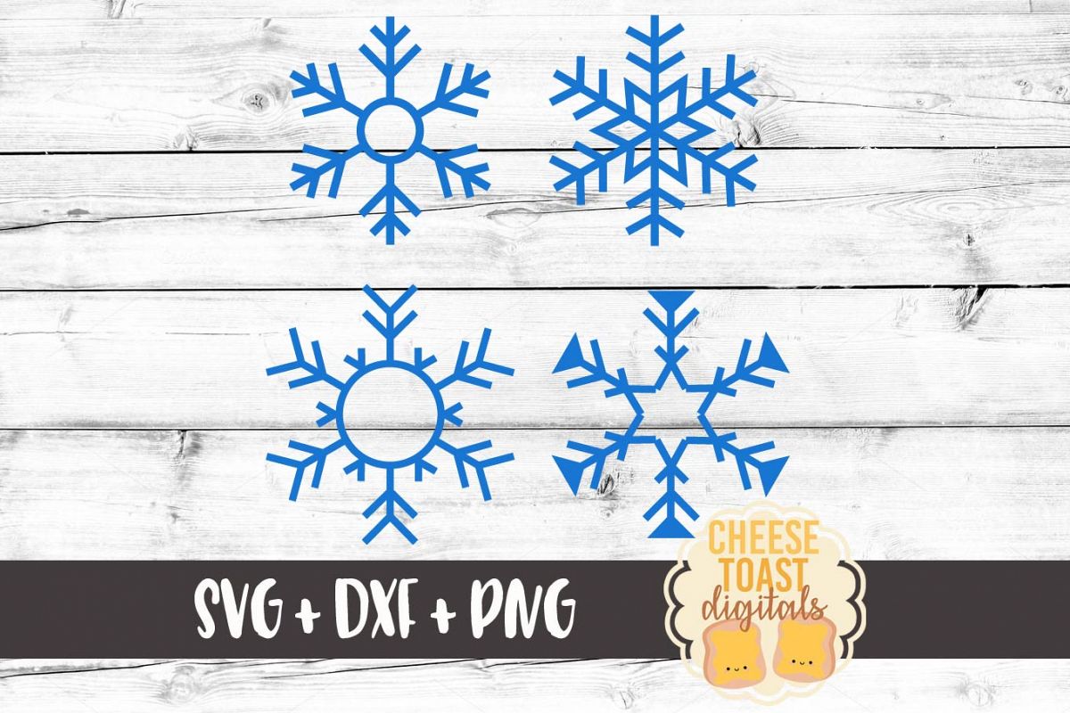 Download Snowflakes - Monogram Snowflake - Christmas SVG Files