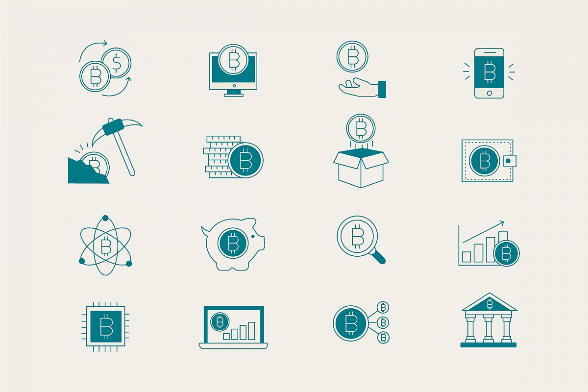 Bitcoin Icons example image 1