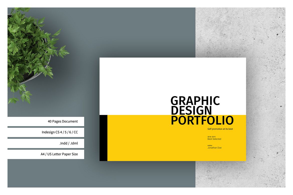 responsive graphic design portfolio template free