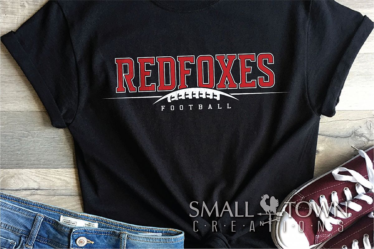 Redfoxes Football Team, Team, Sport, PRINT, CUT & DESIGN example image 1