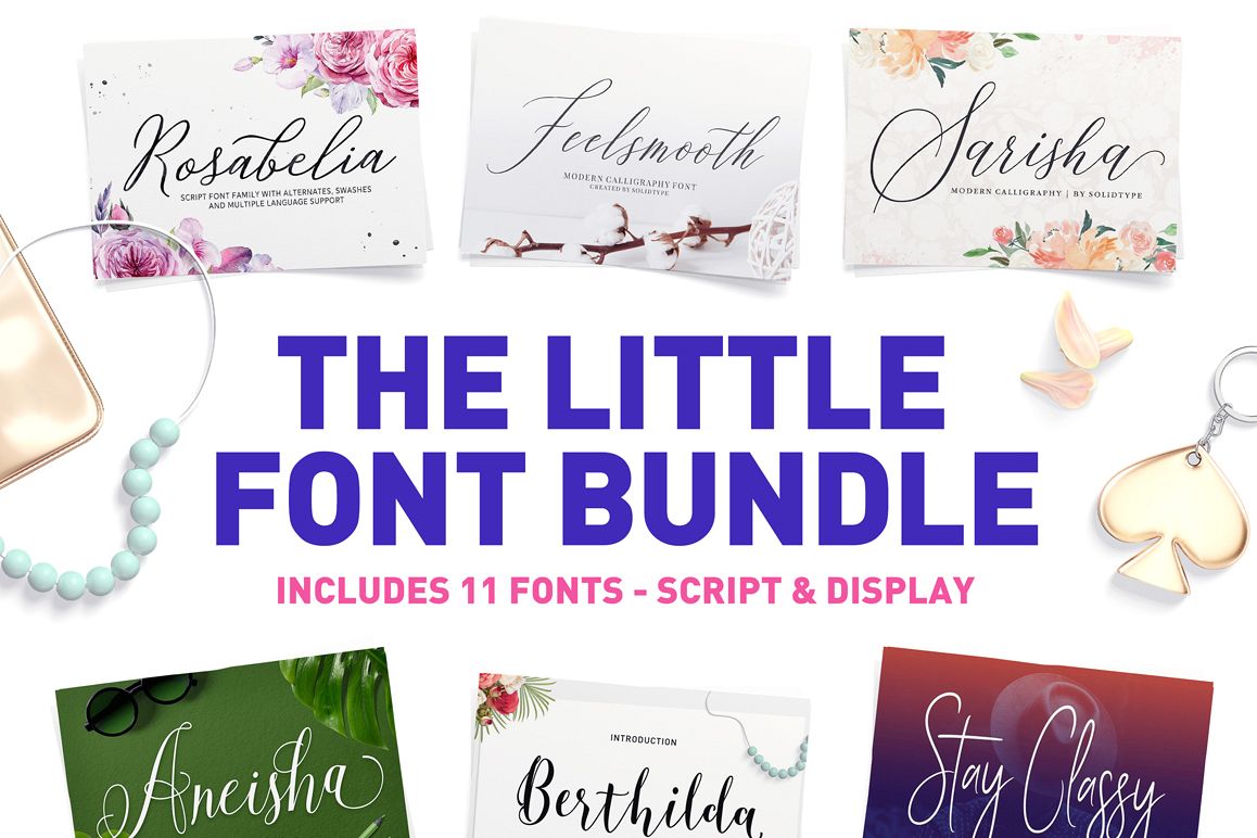 The Little Font Bundle example image 1