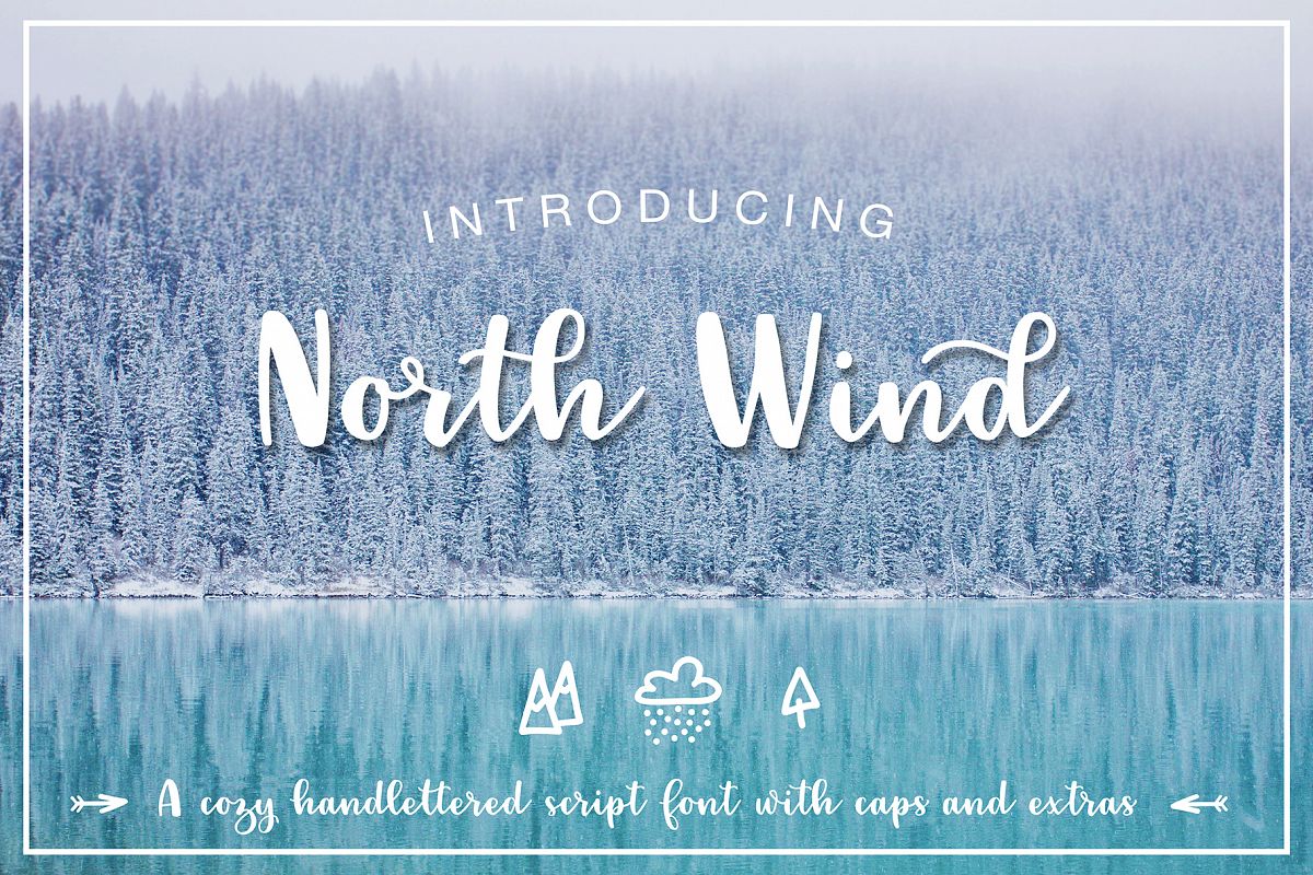 North Wind Script Font example image 1