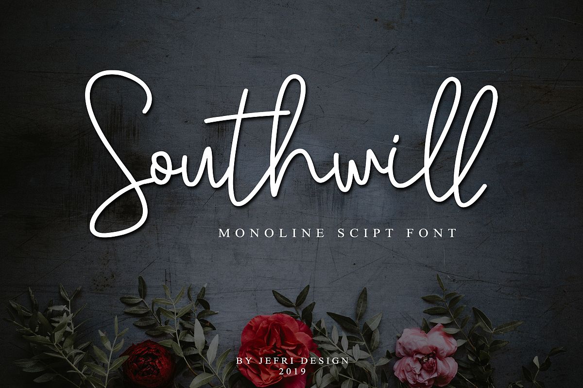 Southwill Monoline Script example image 1