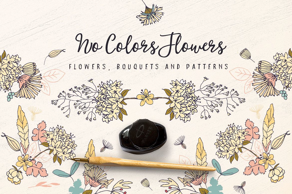No Colors Flowers example image 1