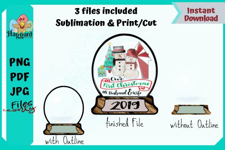 Snowglobe Sublimation Shape example image 1