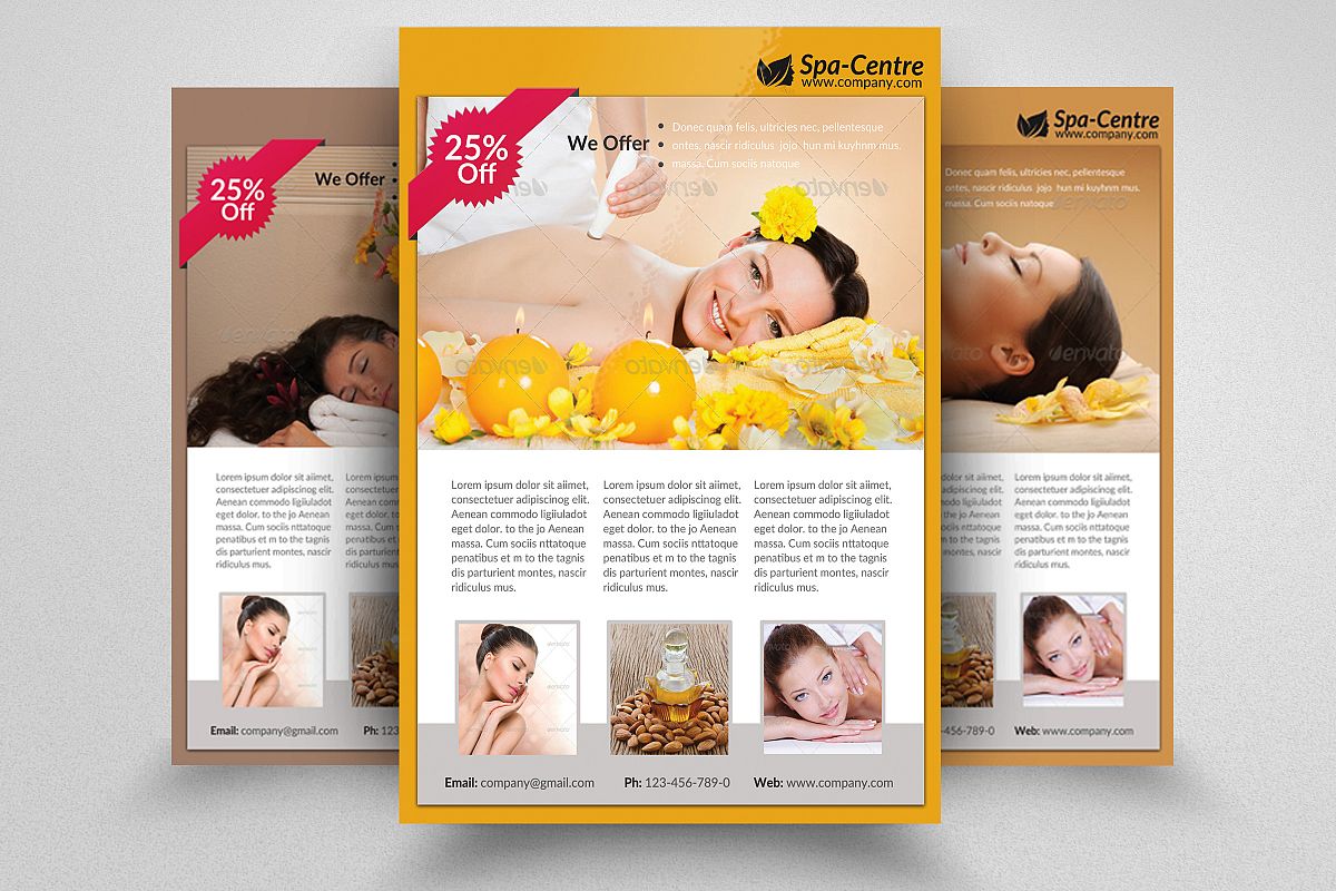 Beauty Spa & Massage Flyer example image 1